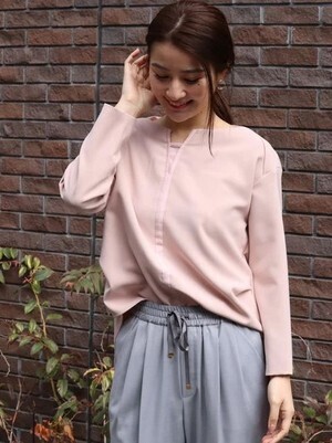 TONAL ダブルクロススキッパーブラウス