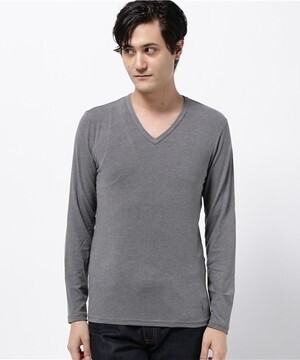 TETE HOMME PLAG ラグウォーム VネックロンT