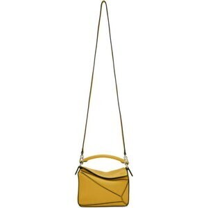 LOEWE Yellow Mini Puzzle Bag