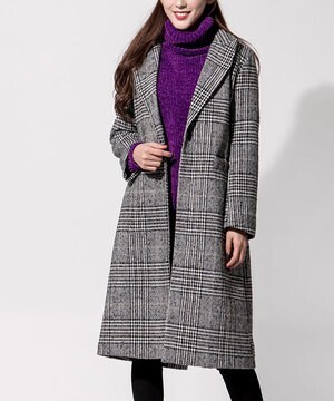 003 J.FERRY グレンチェックチェスターコート