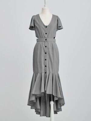 Rosarymoon Gingham Swallow Dress