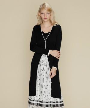 GRACE CONTINENTAL シルクコットンニットカーディガン