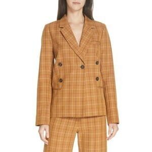 SEA Sea Poirot Plaid Blazer