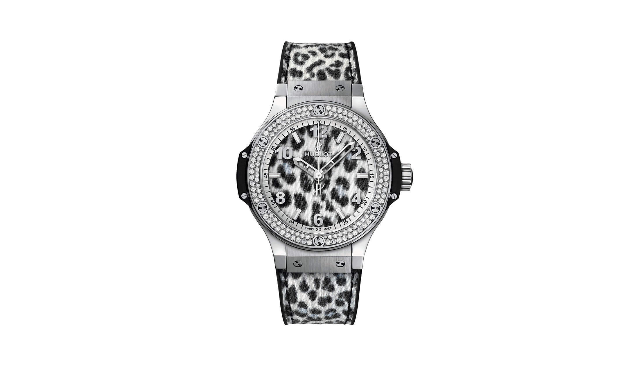 HUBLOT ビッグ・バン スノーレオパード ダイヤモンド