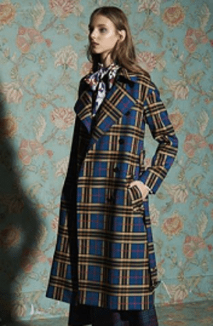 Aquascutum 2018AW カラーチェックコート