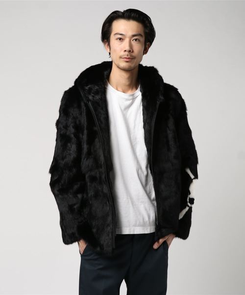 ROEN RABBIT FUR PARKA