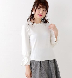 LODISPOTTO セレナーデスカラップフリルニット