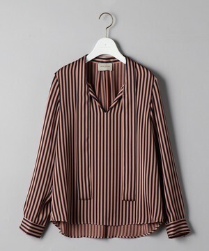 UNITED ARROWS UBCB ロンドンストライプ ボウタイ ブラウス