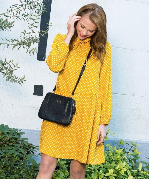 To b. by agnes b. WM48 ROBE ドットワンピース