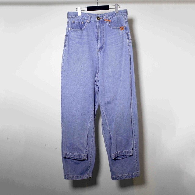 MIHARA YASUHIRO DOCKING DENIM PANTS