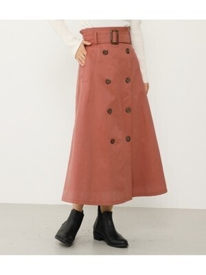 Avan Lily トレンチライクミディSK