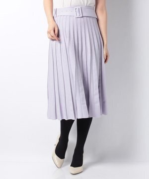 JUSGLITTY ニットプリーツスカートセットアップ