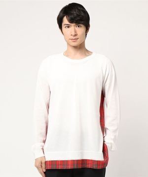 DIET BUTCHER SLIM SKIN Knit × shirts P/O