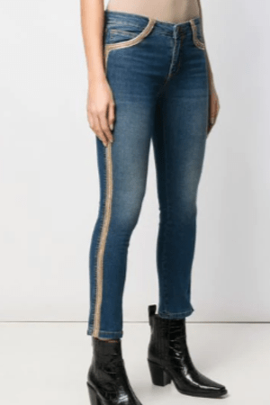 ERMANNO SCERVINO サイドストライプ ジーンズ