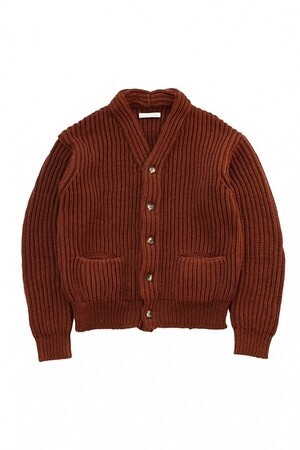 old joe brand FELT YARN MUFFLER CARDIGAN