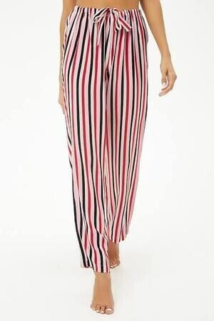 FOREVER21 マルチストライプPJパンツ