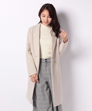 TONAL ラムウールチェスターコート