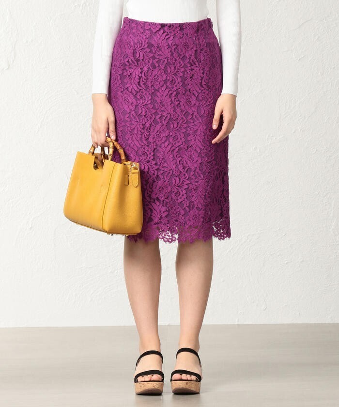 EPOCA THE SHOP レースタイトスカート