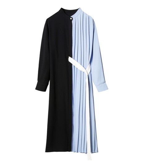 LE CIEL BLEU Half Pleats Dress