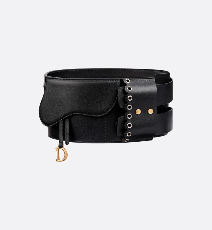 Christian Dior カーフスキン “SADDLE” ベルト