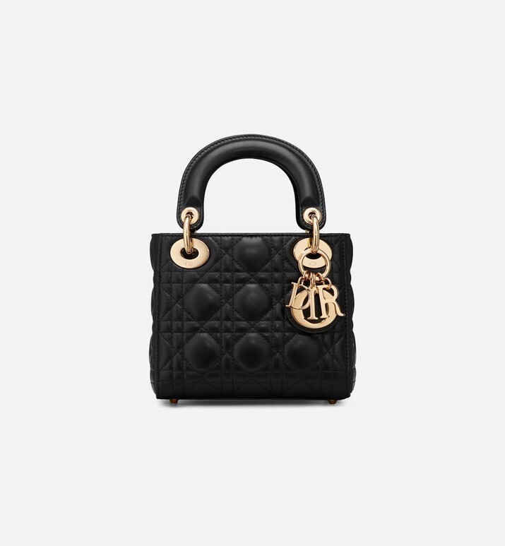 Christian Dior ラムスキン LADY DIOR ミニバッグ
