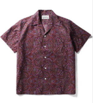 WACKO MARIA OPEN COLLAR SHIRT