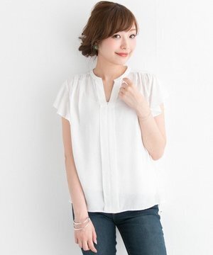URBAN RESEARCH ROSSO デザインラッフルブラウス