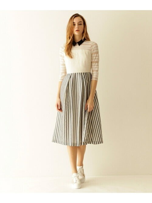 GRACE CONTINENTAL レース×カラミワンピース