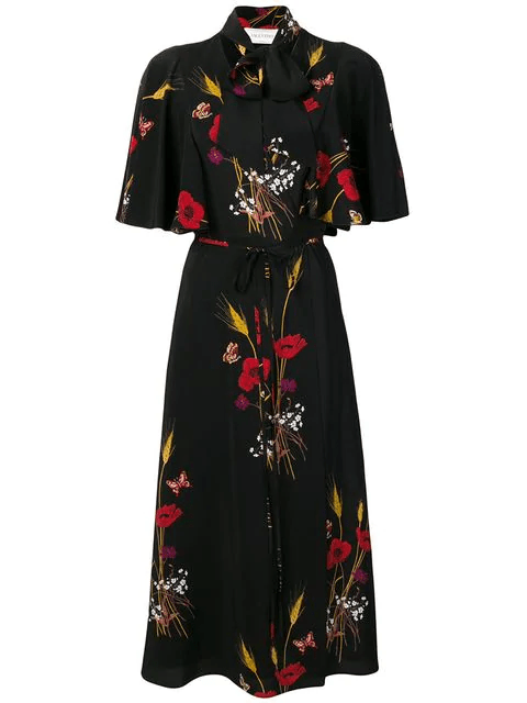VALENTINO フローラル ドレス