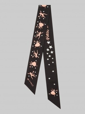 ETRO Dancers-print silk paisleyina