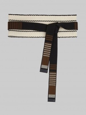 ETRO Cotton belt with ribbon
