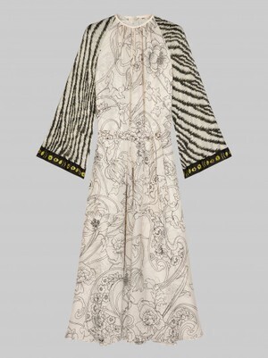 ETRO Silk paisley-print long dress