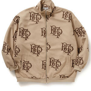 black eye patch BLACK EYE PATCH EMBLEM FLEECE JACKET KHAKI