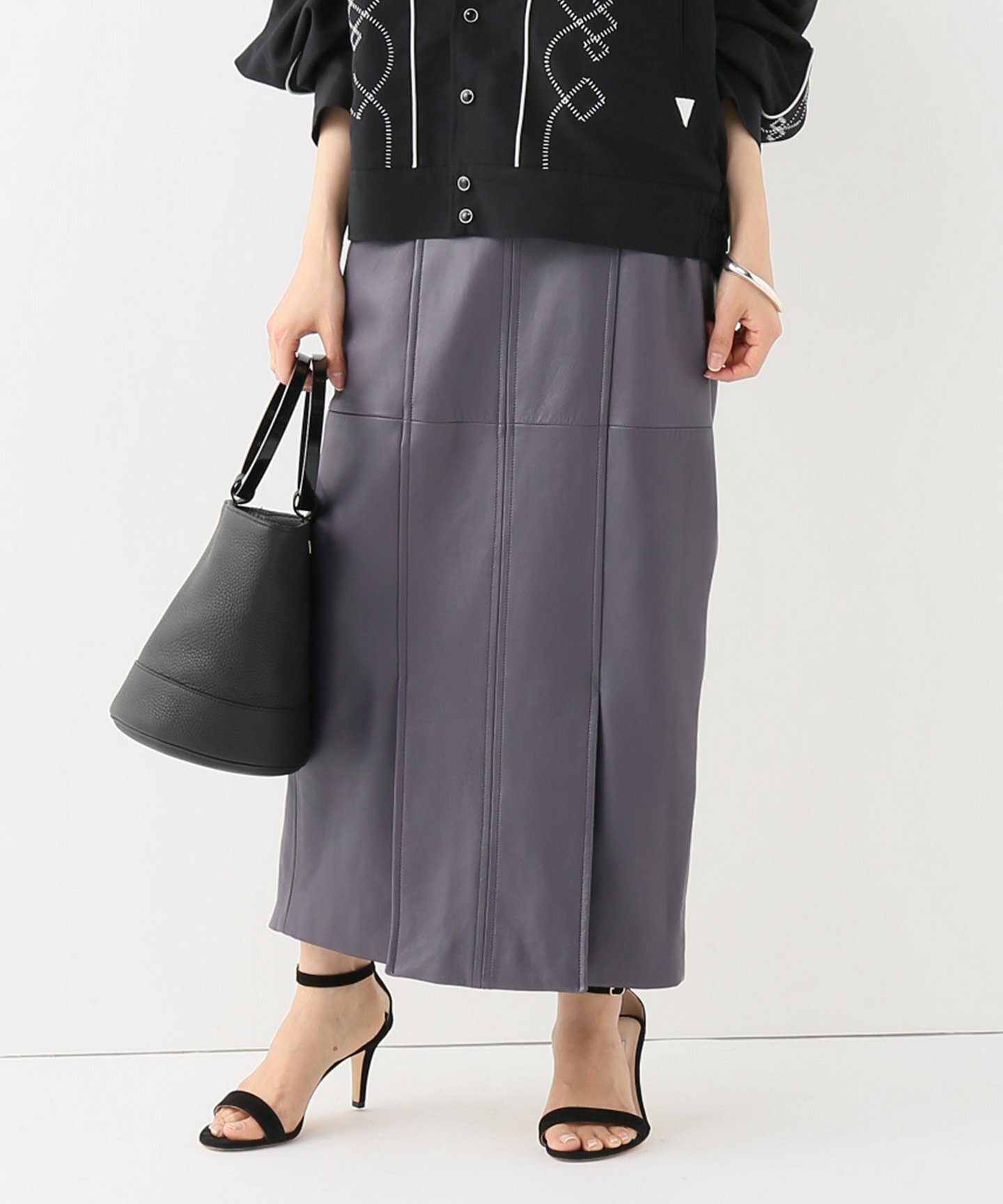 JANE SMITH レザースカート