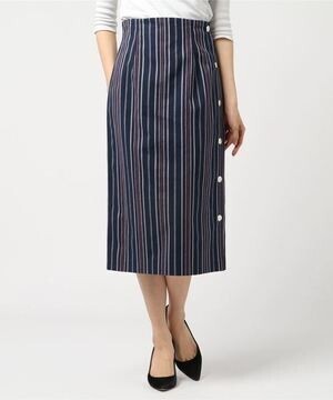 MEW’S REFINED CLOTHES サイド釦ストライプタイト