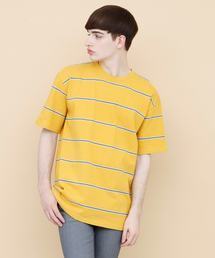 EMMA CLOTHES ボーダーワイドカットソー 1/2 sleeve striped wide cut & sew