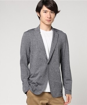 TETE HOMME スパン天竺ペラジャケット