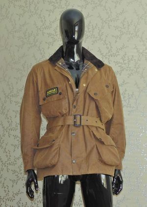Barbour A10 Wax Motorcycle Jacket Coat
