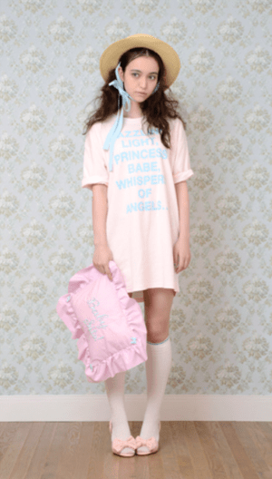 Katie JULIET IN BLUE big tee one-piece