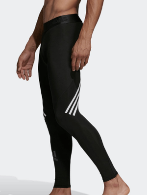 adidas アルファスキン チーム スリーストライプスロングタイツ