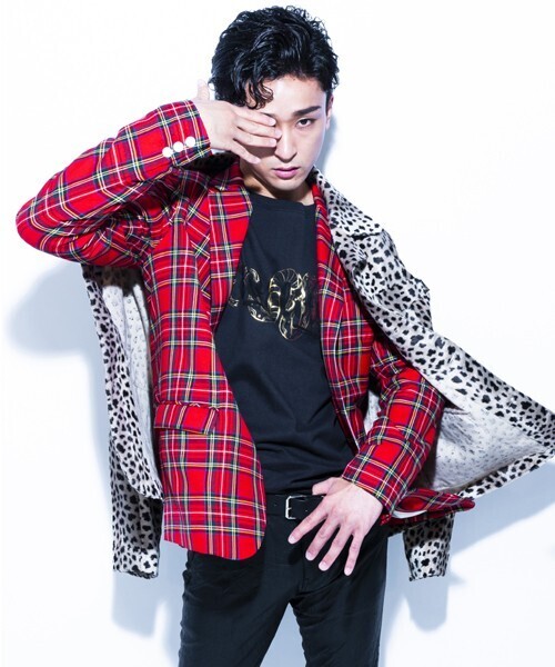 EFFECTEN EFFECTEN tartan check swing top