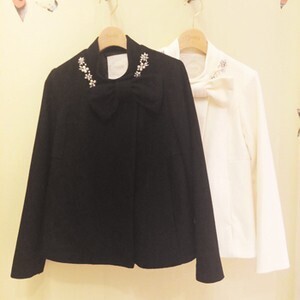 Chesty Ribbon Short Coat