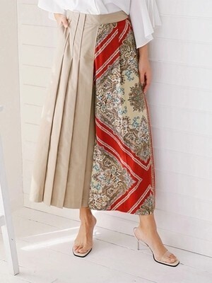 LADYMADE スカーフプリントドッキングPT