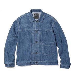 KURO Loose Denim Big Jacket HERITAGE WASH 02