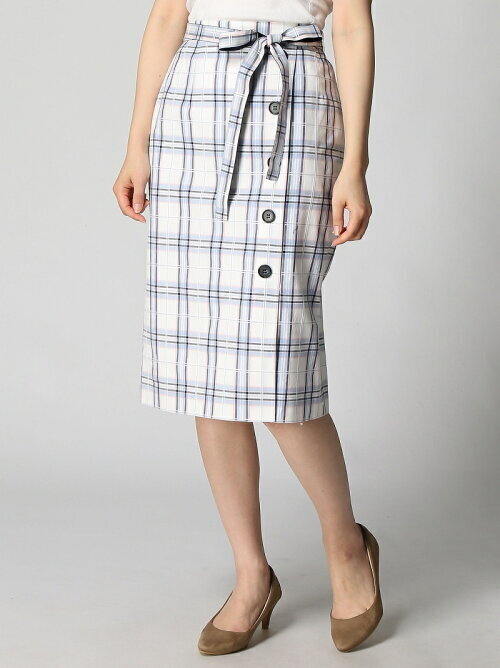 LAISSE PASSE マドラスチェックタイトSK