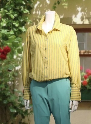 MONGRE ストライプシャツ