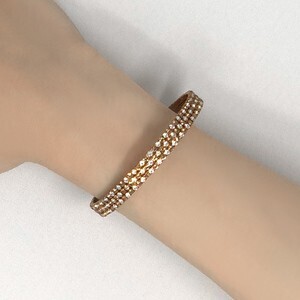 サンニコラス Three Line Check Gold&White[スリーラインチェック ゴールド&ホワイト]