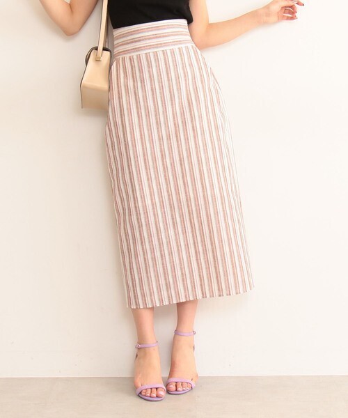 N.（N. Natural Beauty Basic） 麻タイトマキシスカート