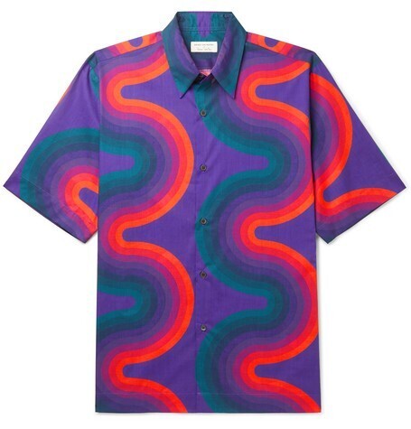 Dries Van Noten Printed Cotton-Poplin Shirt