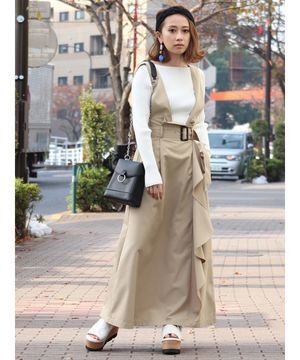 MURUA 2WAYラッフルジャンスカ